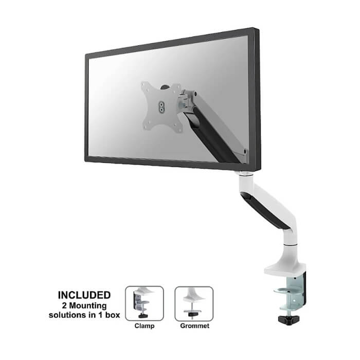 Neomounts Select Flat Screen Desk mount (10-32") desk clamp/grommet ID 66739