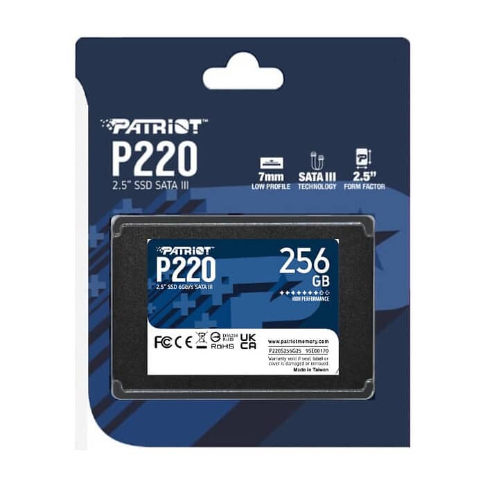 Patriot P220 256GB SATA3 2.5 ID 73487 (тъмнейл - 5)