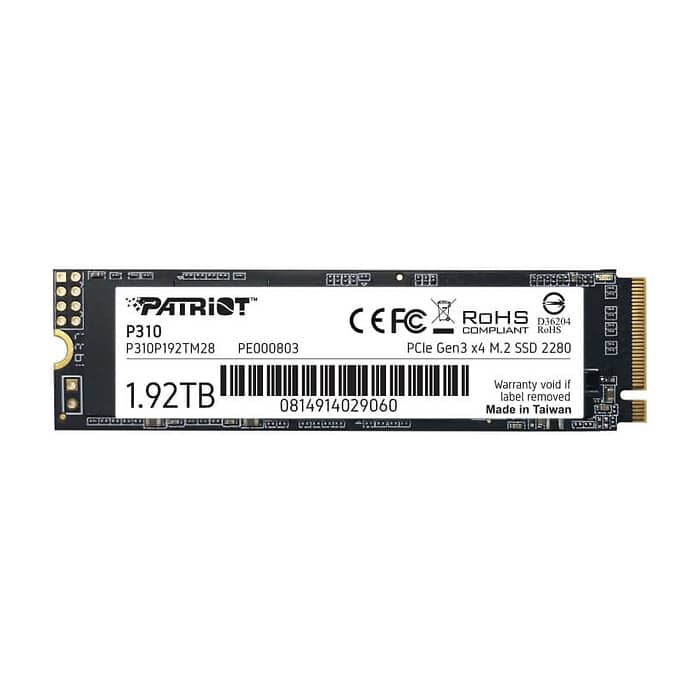 Patriot P310 1.92TB M.2 2280 PCIE ID 73480 на супер цена
