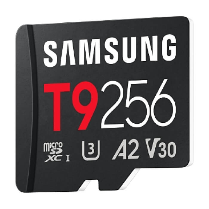 Samsung 256GB micro SD Card T9 UHS-I Read 200MB/s - Write 130MB/s Class 10 U3 V30 A2 ID 98081 (тъмнейл - 2)