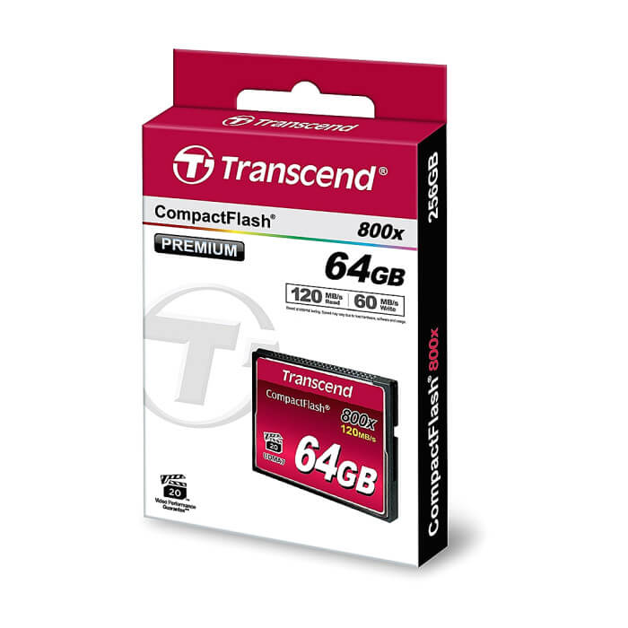 Transcend 64GB CF Card (800x) ID 74017 (тъмнейл - 5)