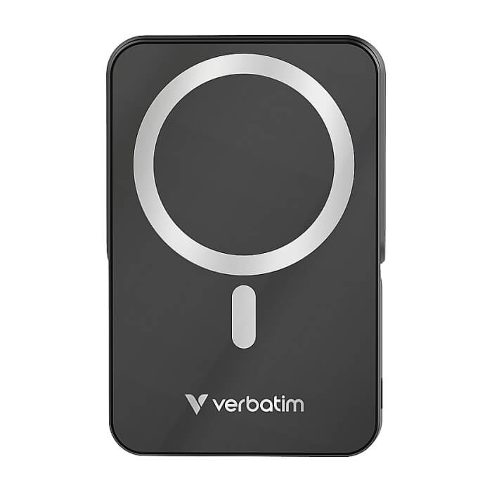 Verbatim Charge 'n' Go Power Bank with Stand Magnetic Wireless 10000mAh Black ID 85389 на супер цена от GT Computers Verbatim Charge 'n' Go Power Bank with Stand Magnetic Wireless 10000mAh Black ID 85389 на супер цена
