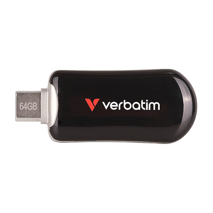 Verbatim Plectra USB-C Flash Drive Black 64GB ID 84849 на супер цена