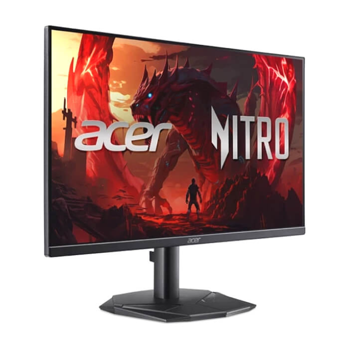 Acer Nitro KG270P0bi, 27'' FHD(1920x1080)VA, ZeroFrame, 144Hz, 1ms/0.5ms(GTG, Min.), 250nits, 100M:1, VGA, HDMI, 99% sRGB, FreeSync, VisionCare 1.0, BlueLight Shield, Til ID 98302 (тъмнейл - 2)