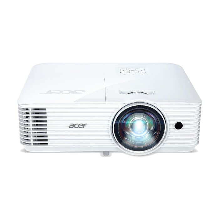 Acer Projector S1286H, DLP, Short Throw, XGA (1024x768), 3500 ANSI Lumens, 20000:1, 3D, HDMI, VGA, RCA, Audio in, Audio out, VGA out, DC Out (5V/1A, USB-A), Speaker 16W, Bluelight Shield, 3.1kg, White ID 65877 (тъмнейл - 3)