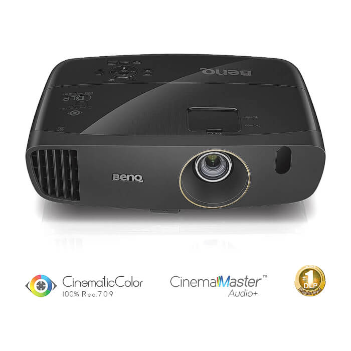 BenQ W2000+, DLP, 1080p (1920x1080), 15000:1, 2200 ANSI Lumens, VGA, HDMI, RCA, Speakers 2x10W, 3D Ready, Black ID 65787 (тъмнейл - 4)