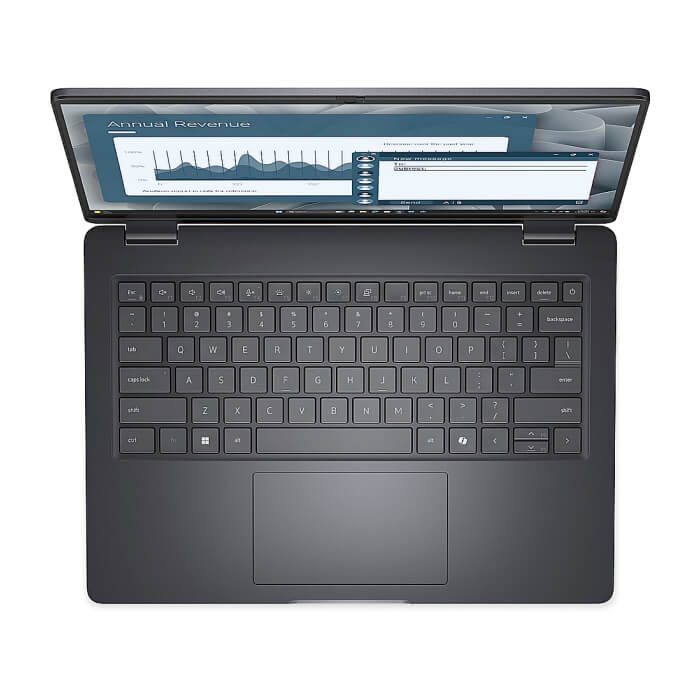 Dell Pro 14 PC14255, AMD Ryzen 5 PRO 230 (22 MB cache, 6cores,  up to 4.9 GHz, 16 TOPS NPU), 14" FHD+(1920x1200) IPS, 300nits AG, 16 GB: 1 x 16 GB, DDR5, 5600 MT/s, 512 GB SS ID 90463 (тъмнейл - 4)