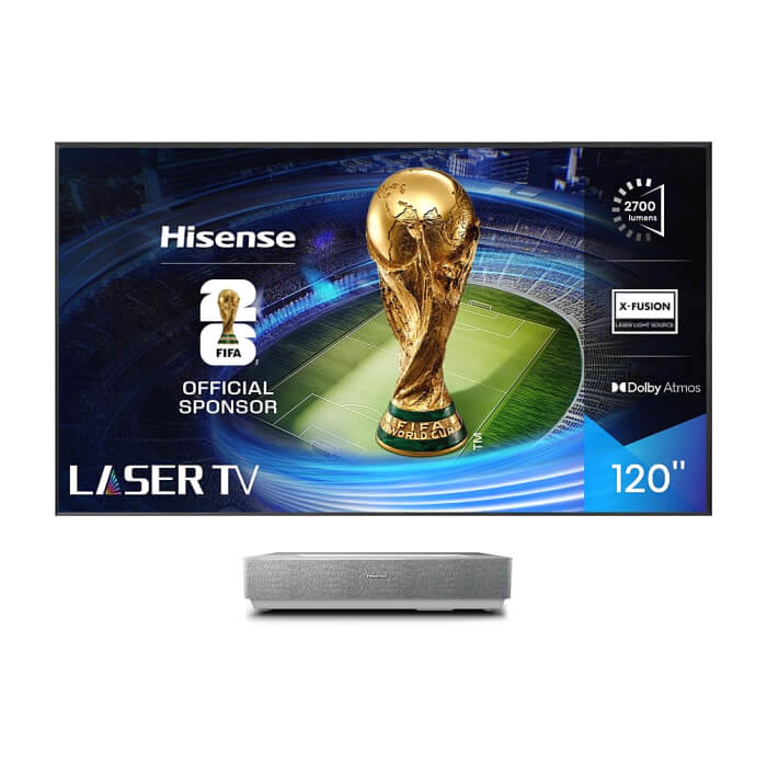 Hisense 120" 120L5ND, 4K Ultra HD 3840x2160, Laser TV, Smart, Vidaa, Black ID 95271 на супер цена