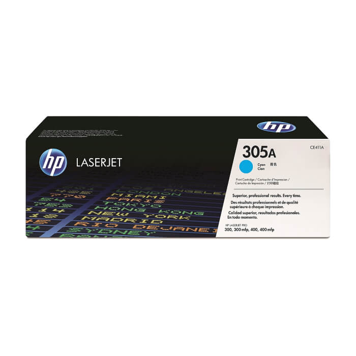 HP 305A Cyan LaserJet Toner Cartridge ID 68835