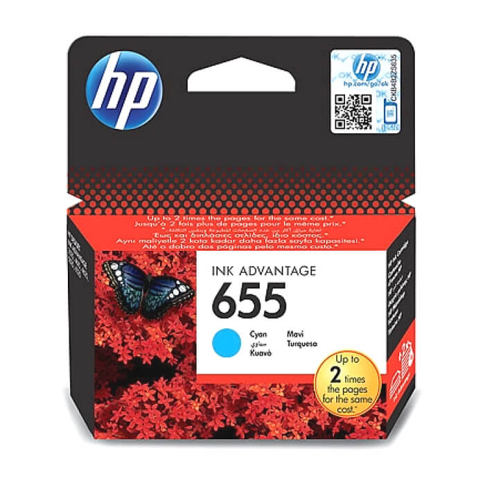 HP 655 Cyan Ink Cartridge ID 69464 на супер цена