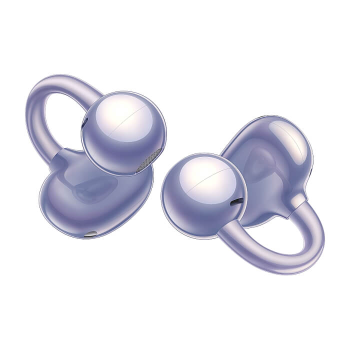 Huawei FreeClip Dove-T00 Purple, Bluetooth 5.3, 20Hz - 20 KHz, 55mAh ID 93529 (тъмнейл - 4)