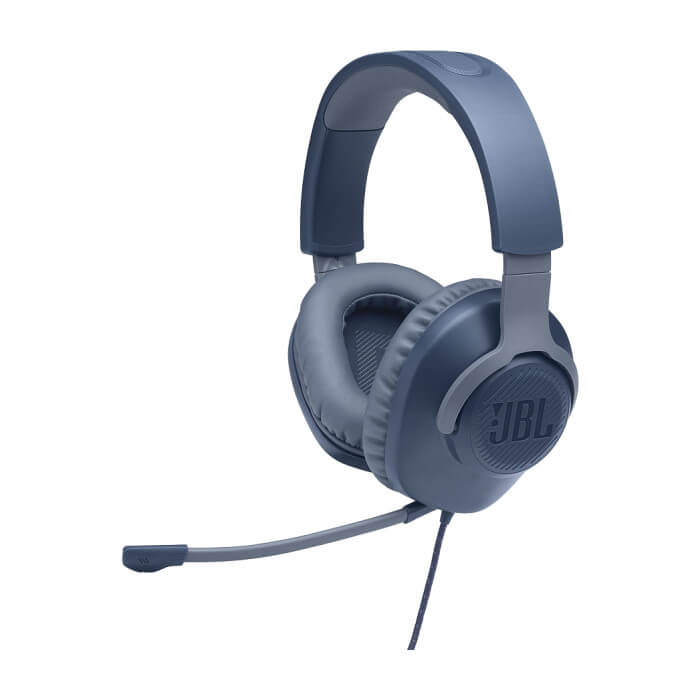 JBL QUANTUM 100 BLU Wired over-ear gaming headset with a detachable mic ID 74609 на супер цена от GT Computers JBL QUANTUM 100 BLU Wired over-ear gaming headset with a detachable mic ID 74609 на супер цена
