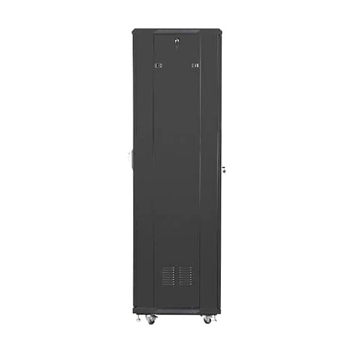 Lanberg rack cabinet 19" free-standing 42U / 600x600 self-assembly flat pack, black ID 71920 (тъмнейл - 5)