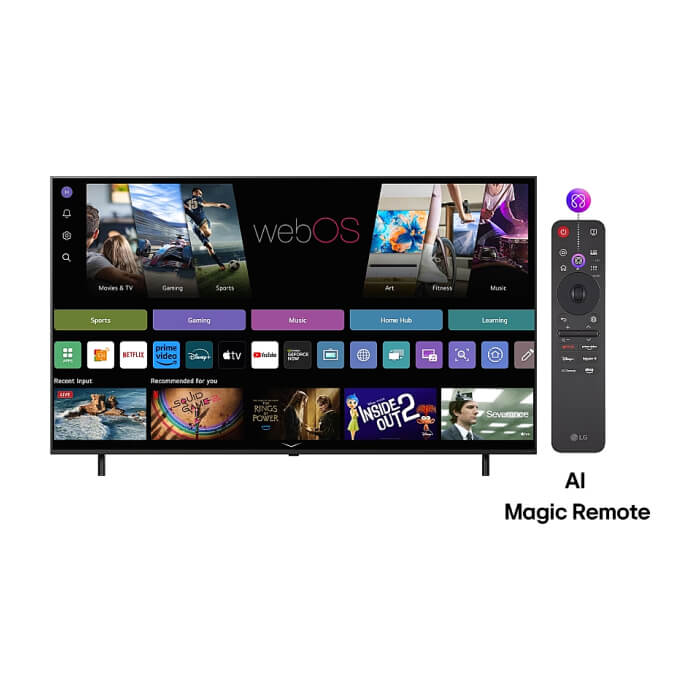 LG 75QNED80A3A, 75" 4K QNED HDR Smart TV, 3840x2160, DVB-T2/C/S2, Alpha 7 AI Processor, HDR10 / HLG, webOS 25 ThinQ, VRR / ALLM / HGiG, 4K Upscaling, WiFi 5, Voice Controll, B ID 97978 (тъмнейл - 2)