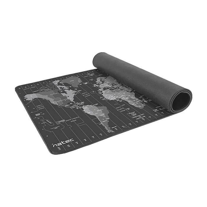 Natec Mouse Pad Time Zone Map MAXI 800x400 mm (тъмнейл - 2)