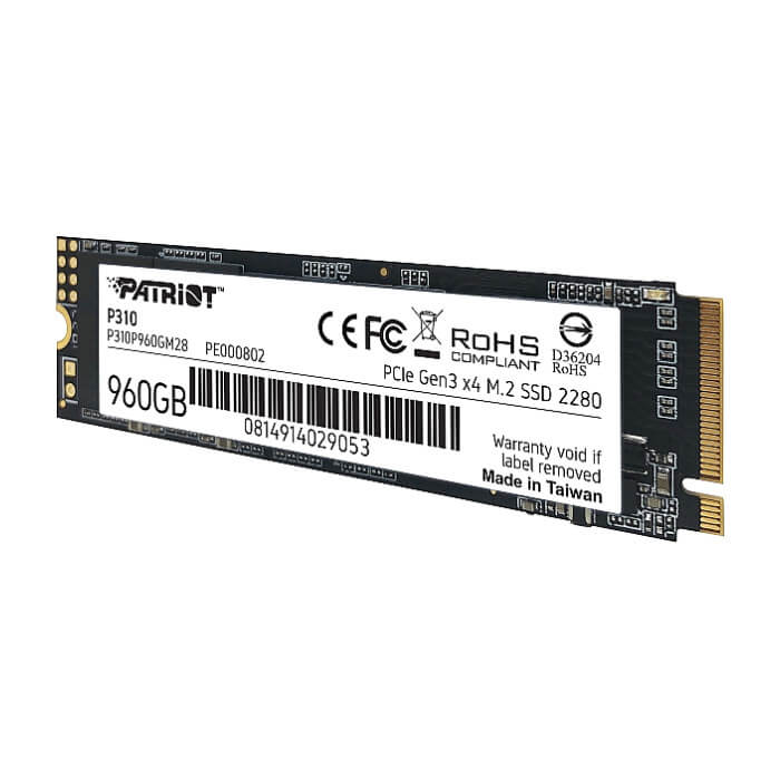 Patriot P310 960GB M.2 2280 PCIE ID 73479 (тъмнейл - 4)