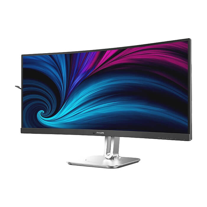 Philips, 34B2U5600C, 34" Curved, 1500R VA, WLED, 3440x1440@120Hz, 4ms GtG, 300cd m/2, 4000:1, 50M:1 SC, Adaptive Sync, FlickerFree, Eyesafe, 5Wx2, Tilt, Height Adjust, Swivel, 2xHDMI, DP, USB hub ID 82181 (тъмнейл - 4)
