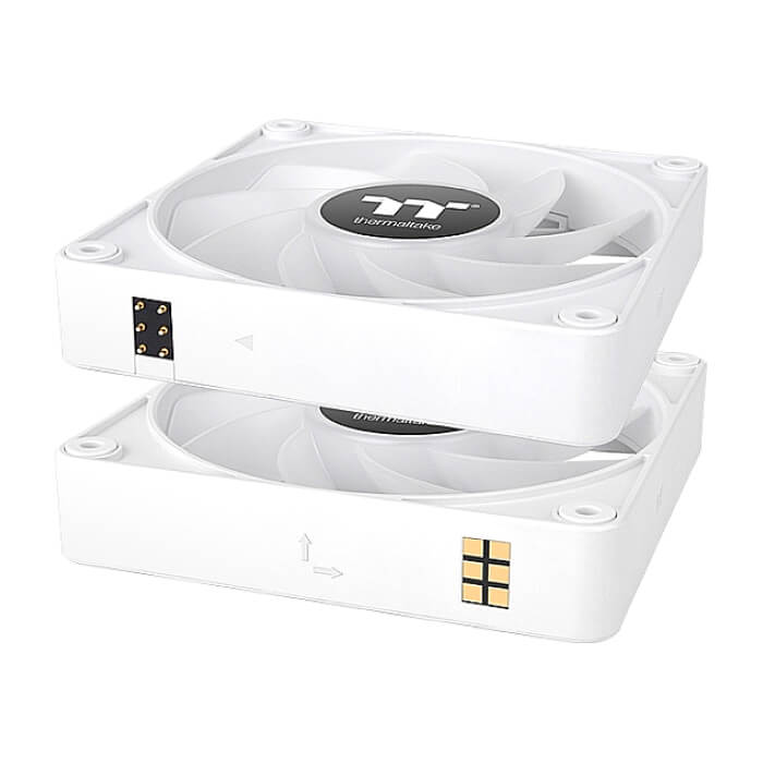 Thermaltake CT140 EX Reverse ARGB Sync PC Cooling Fan 3 Pack Magnetic Connect White ID 89342 (тъмнейл - 2)