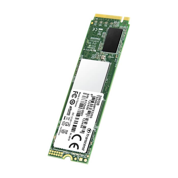 Transcend 256GB, M.2 2280, PCIe Gen3x4, M-Key, 3D TLC, with Dram ID 73335 (тъмнейл - 2)