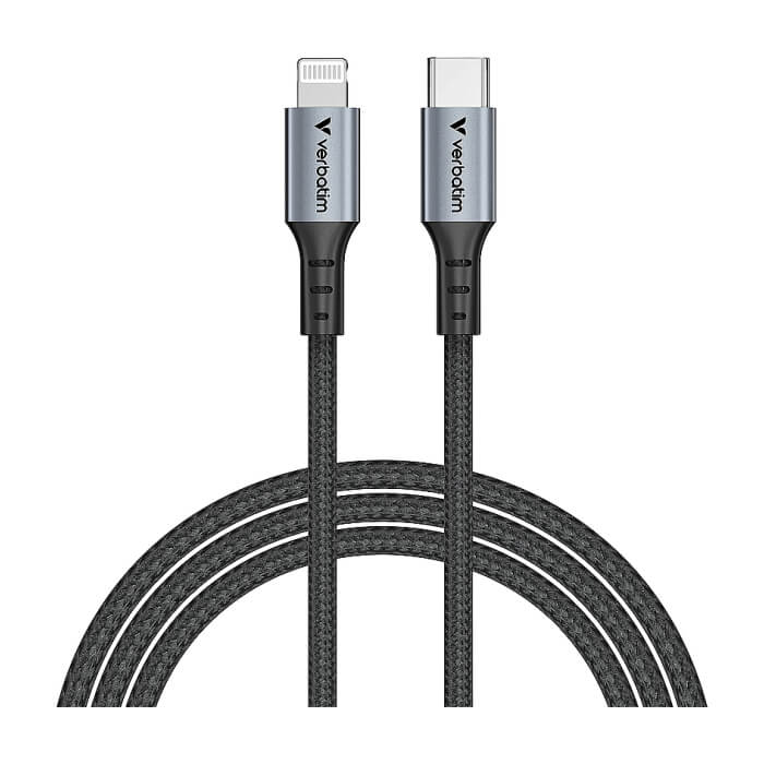 Verbatim Sync & Charge USB-C to Lightning 120 cm ID 85359 на супер цена от GT Computers Verbatim Sync & Charge USB-C to Lightning 120 cm ID 85359 на супер цена