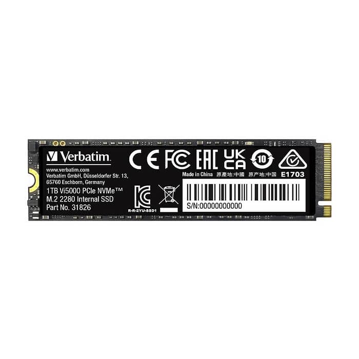 Verbatim Vi5000 Internal PCIe NVMe M.2 SSD 1TB ID 73189 на супер цена