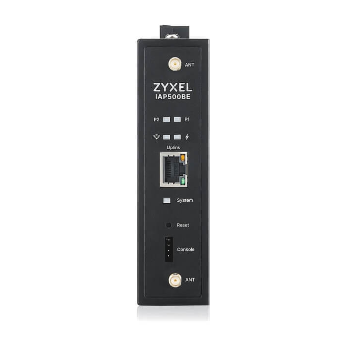 ZyXEL IAP500BE, BE5000, Dual Radio 2x2 MU-MIMO, PoE+ (802.3at), Industrial AP, DIN Rail mounted Standalone/Nebula Cloud Managed, DC Power на супер цена от GT Computers ZyXEL IAP500BE, BE5000, Dual Radio 2x2 MU-MIMO, PoE+ (802.3at), Industrial AP, DIN Rail mounted Standalone/Nebula Cloud Managed, DC Power на супер цена