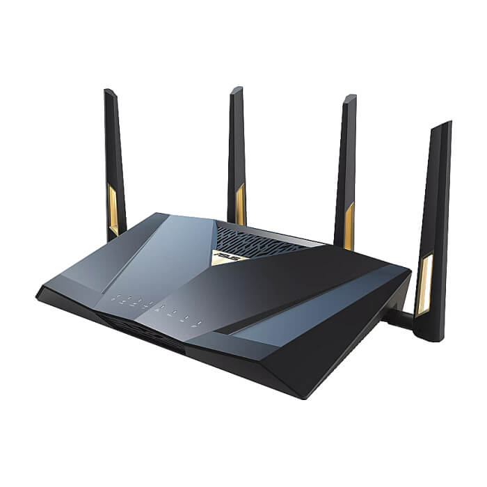 Asus Gaming Wireless Router, RT-BE88U, BE7200, Dual-Band, Quad-Core 2.6GHz CPU, 256MB/2GB Flash/RAM, 4K-QAM, MLO, 10G dual-port, SFP+, 2.5G quad-port, AiProtection Pro, Adaptive QoS, VPN Fusion, Instant Guard, IPTV, OFDMA, MU-MIMO, AiMesh, Black (тъмнейл - 3)
