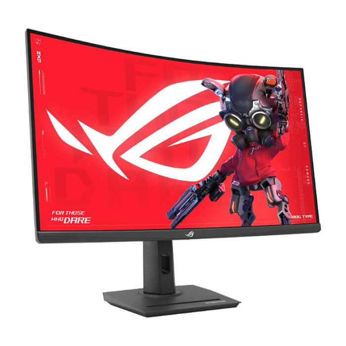 Asus ROG Strix XG32WCS Gaming Monitor 32'', 2560x1440, Curved, 180Hz (Above 144Hz), 1ms (GTG), Fast VA, Extreme Low Motion Blur Sync, USB Type-C, FreeSync, DisplayWidget Center, tripod socket, HDR, Black ID 87490 (тъмнейл - 2)
