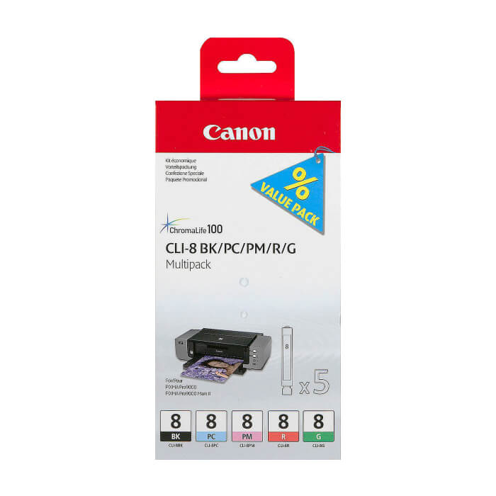 Canon CLI-8 MultiPack BK/PC/PM/R/G ID 69862