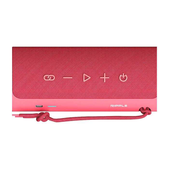 HiFuture Ripple Red, 2-Way Speaker System, 20W*1+10W*1, IPX7 Waterproof, Up to 12 Hours Playtime, Bluetooth 5.3, Pair to Play (TWS Mode) ID 94763 (тъмнейл - 5)