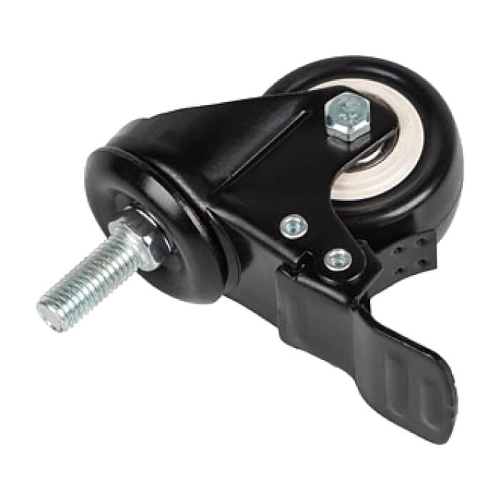 Lanberg castors x4 with thread and brake for wall mounting 19" cabinets (тъмнейл - 2)