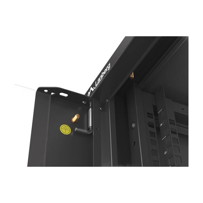 Lanberg rack cabinet 19" wall-mounted 4U 600 fast assembly (flat pack) black ID 87590 (тъмнейл - 5)