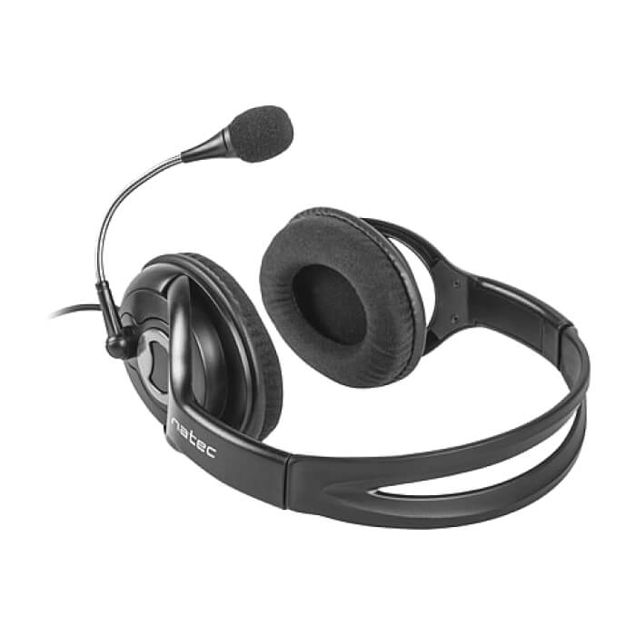 Natec Headset Bear 2 With Microphone Black ID 66427 (тъмнейл - 4)