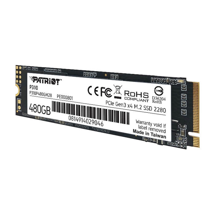 Patriot P310 480GB M.2 2280 PCIE ID 73478 (тъмнейл - 4)