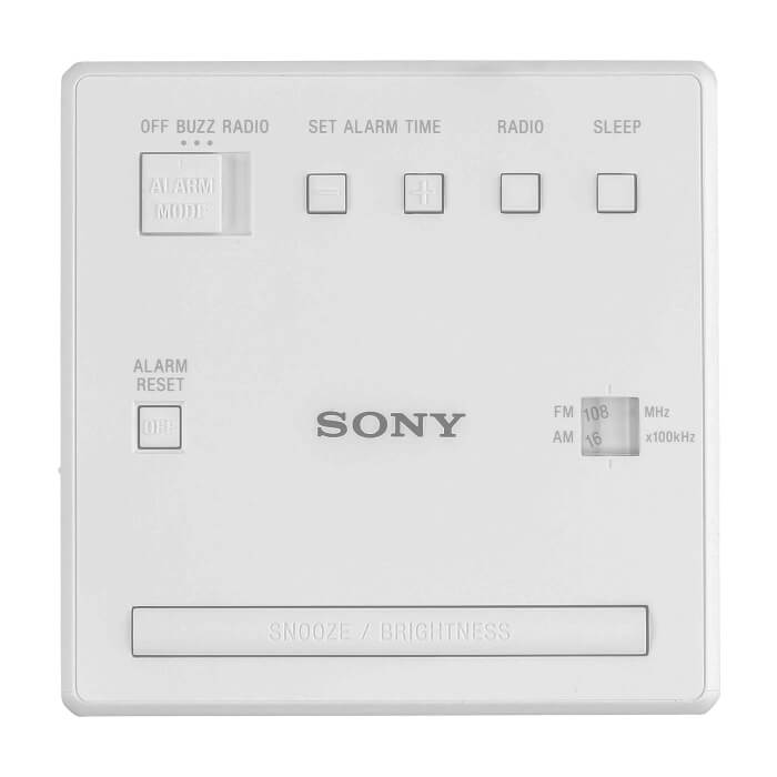 Sony ICF-C1 portable radio, white ID 66379 на супер цена