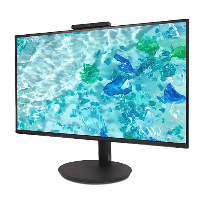 Acer Vero CB242YD6bmiprcx, 23.8'' FHD (1920x1080) IPS, ZeroFrame, 120Hz, 1ms(VRB), 250nits, VGA, HDMI, DP, Speakers, Audio In/Out, Adj.WebCam 5M/Mic array, AdaptiveSync, ID 95812 (тъмнейл - 3)