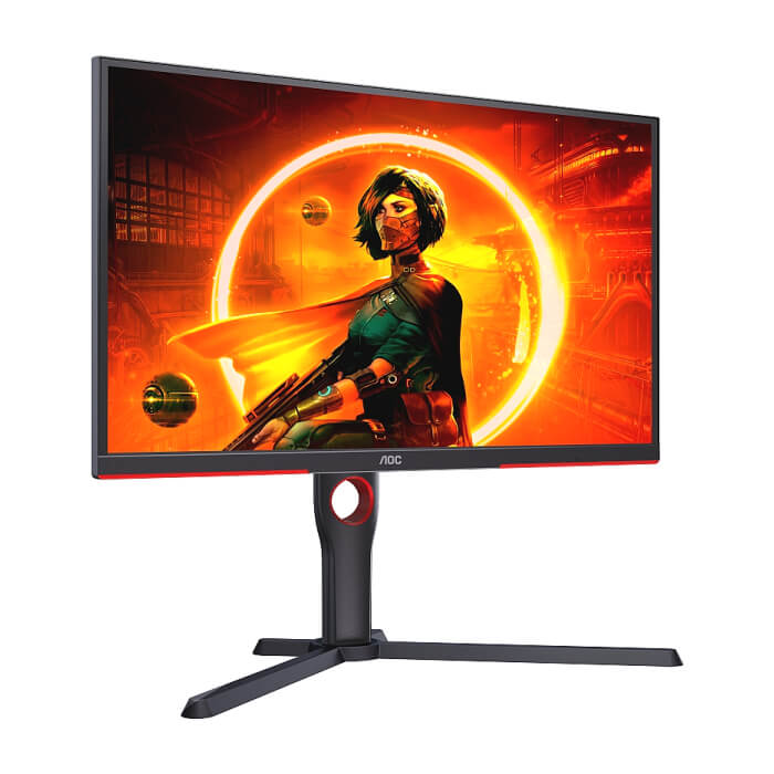 AOC 25G3ZM/BK, 24.5" VA WLED, 1920x1080@240Hz, 1ms GtG, 0.5ms MPRT, 300cd m/2, 3000:1, 80M:1 DCR, AdaptiveSync, FlickerFree, Low Blue Light, Tilt, Height Adjust, Pivot, Swivel, 2xHDMI, DP, USB hub ID 65402 (тъмнейл - 3)