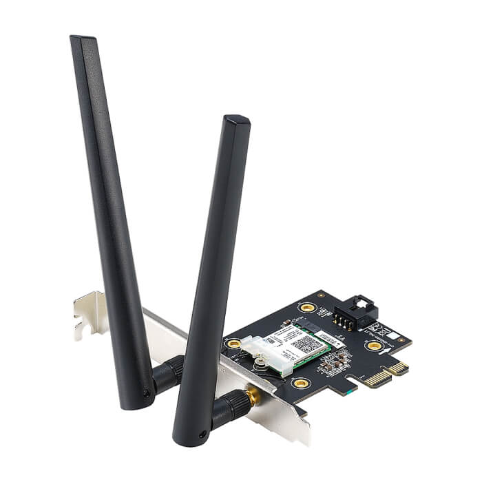 Asus PCI-E Adapter, PCE-AX3000, AX3000, Dual-Band, Bluetooth 5.0, WPA3, OFDMA, MU-MIMO (тъмнейл - 3)