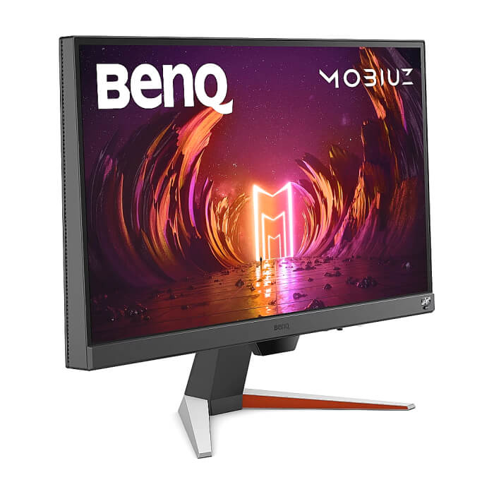BenQ MOBIUZ EX240N 23.8" VA, 1920x1080 FHD, 1ms 165Hz, 250 cd/m2, FreeSync Premium, HDMI 2.0, DP, HDRi, B.I.+, treVolo 2x 2.5W speakers, Tilt (down/up) -5 - 15°, Eye-care VESA 100x100, Silver ID 90289 (тъмнейл - 3)