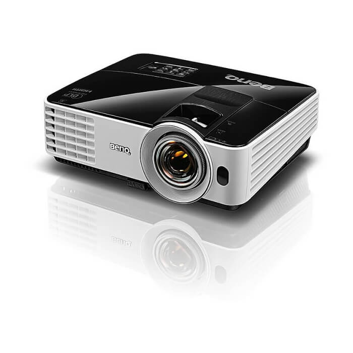 BenQ MX631ST, Short Throw, DLP, XGA (1024x768), 13000:1, 3200 ANSI lumens, Zoom 1.2x, 55" 1m, Auto Vertical Keystone, VGA, 2xHDMI, S-Video, RCA, USB Type A 1.5A, Audio in/out, Audio L/R in RCA, RS232, Speaker 10W, Up To 10000 hr., IEC62368 ID 65846 (тъмнейл - 2)
