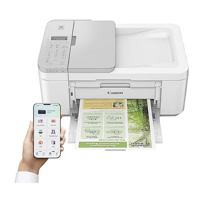 Canon PIXMA TR4756i All-In-One, White ID 88644 (тъмнейл - 3)