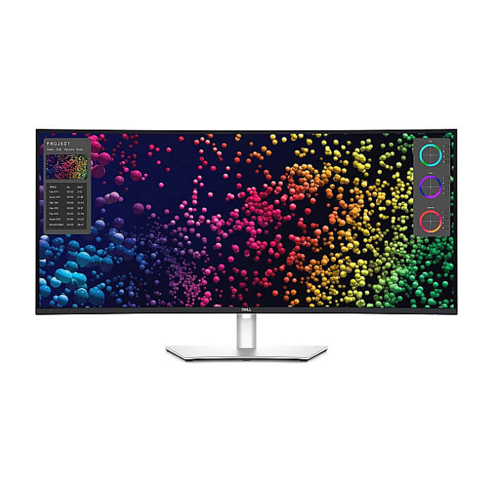 Dell U4025QW, 39.7" 5K UtraSharp Curved WUHD (5120x2160), AG, IPS, 21:9, 5ms, 1000:1, 600 cd/m2, DCI-P3 99%, HDMI, DP, HDR600, USB Hub, Thunderbolt 4/USB-C, USB 3.2, RJ45, Speacers, PbP, Height Adjustable, Swivel, Tilt, Black ID 88624 (тъмнейл - 2)