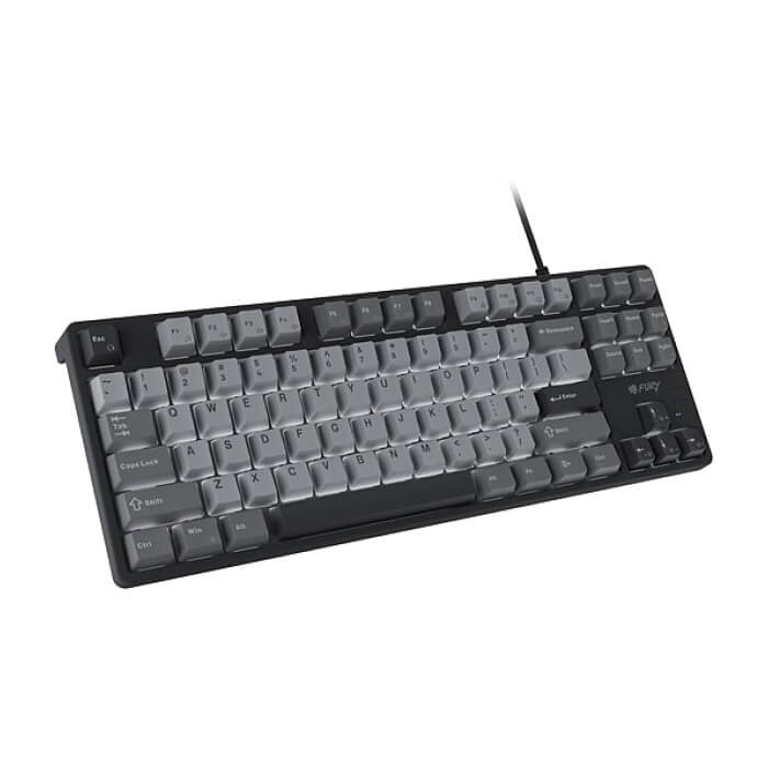 Fury Gaming Keyboard Kanabo K2, US layout, White backlight, Mechanical, Black-Grey (тъмнейл - 2)