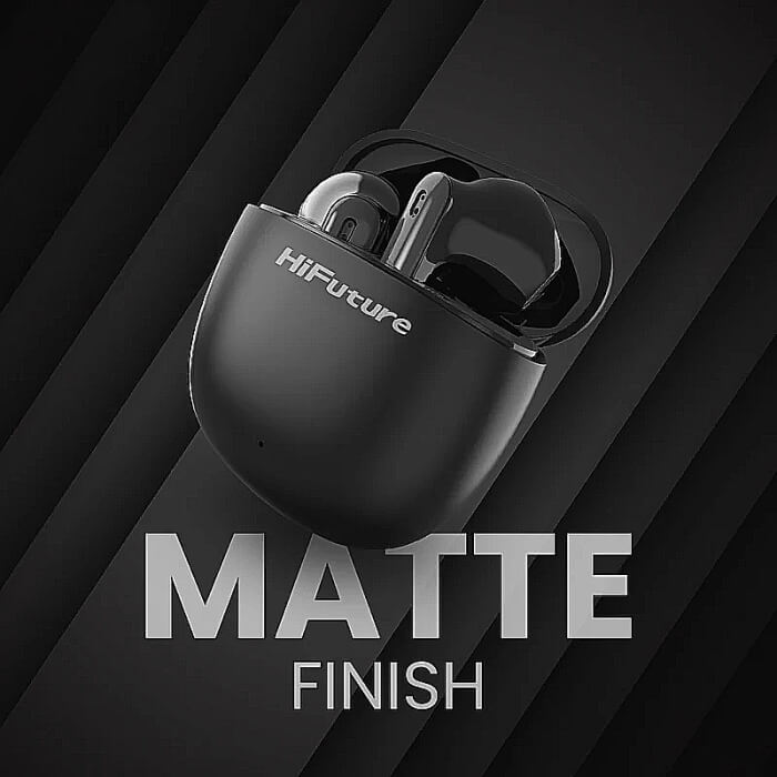HiFuture ColorBuds2 Black, Fashion TWS Earbuds, *5+15hours Play time, Bluetooth 5.3, 10MM Driver, Soft Bass, Comfort Fit, Colorful option ID 94713 (тъмнейл - 2)