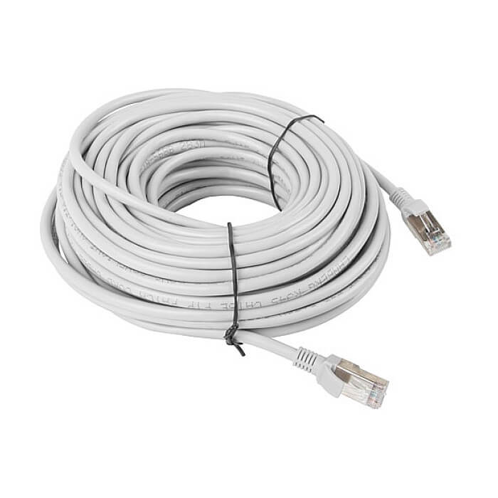 Кабел - Lanberg patch cord CAT.5E 20m, grey ID 72225 (тъмнейл - 2)
