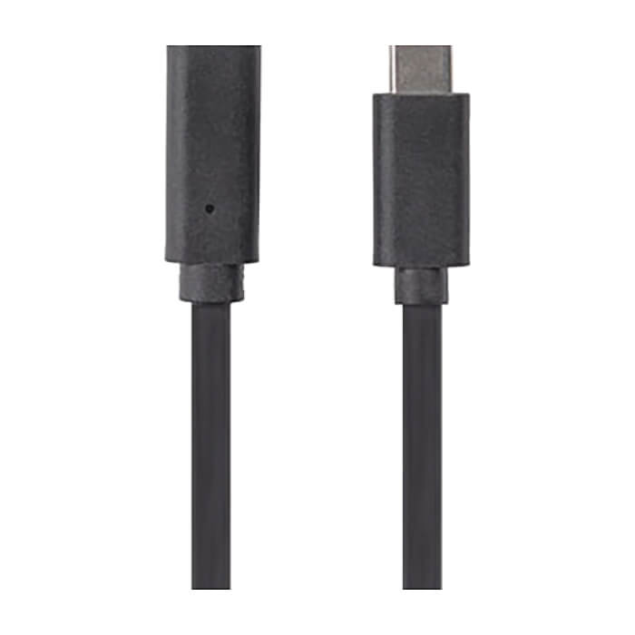 Lanberg USB-C M/F 3.1 cable 0.5m, Black ID 96775 на супер цена