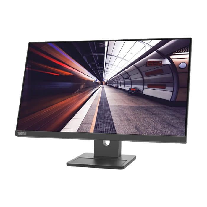 LenovoThinkVision E24-30 23.8" IPS, WLED, 16:9, 1920x1080, 4ms, 100Hz, 1300:1, 2Wx2 Speakers, HDMI, DP, VGA, Tilt, Swivel, Pivot, Height Adjust Stand ID 65147 (тъмнейл - 2)