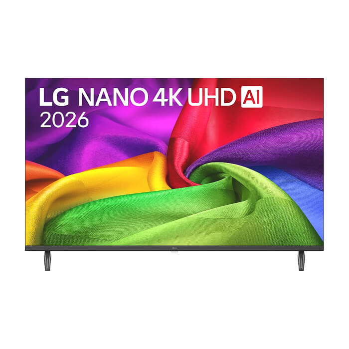 LG 43NU800B3LC 43" 4K HDR UHD, 3840x2160, DVB-T2/C/S2, AI Alpha 7, HDR 10, webOS 26, ThinQ AI, VRR, ALLM, HGiG, WiFi, Clear Voice, 4K Super Upscaling, Bluetooth 5.3, Hdmi e-AR ID 98010