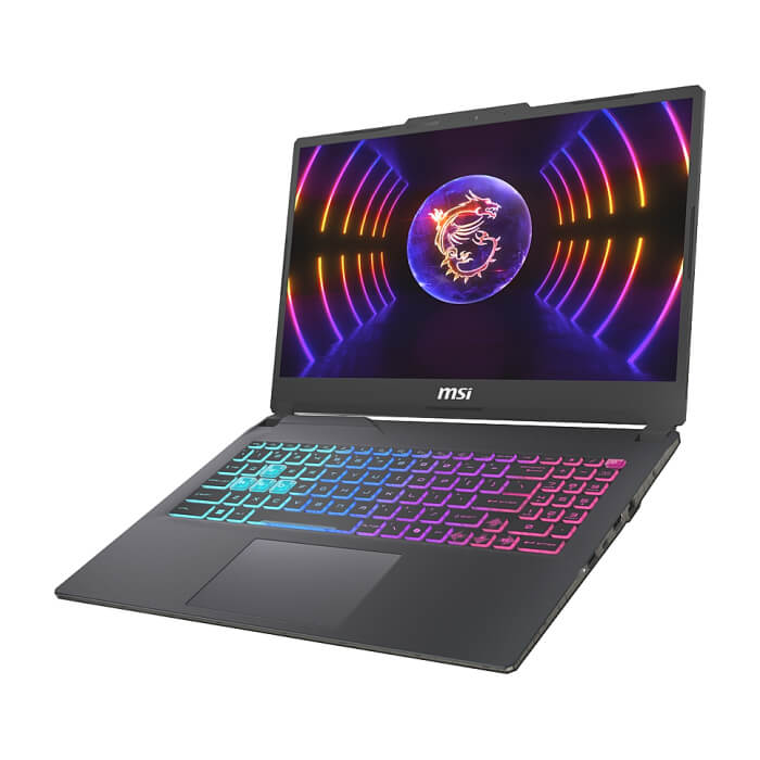 MSI Cyborg 15 A13UCK, i5-13420H (8C/12T, up to 4.60GHz, 12 MB), GeForce RTX 3050 4GB GDDR6, 15.6" FHD (1920x1080), 144Hz, IPS-Level, 16GB DDR5 5200MHz, 512GB PCIe Gen4x4 SSD, ID 96518 (тъмнейл - 4)