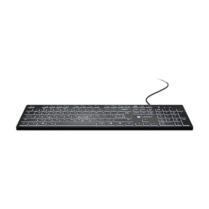 Natec Keyboard Herring Glow US, White Backlight (тъмнейл - 5)